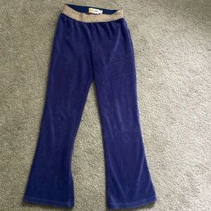 Mini Boden girls ribbed flare leggings